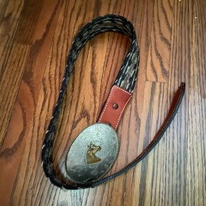 Horse hair belt